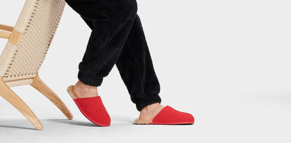 Ugg Slippers Canada - Ugg Men's Scuff Red